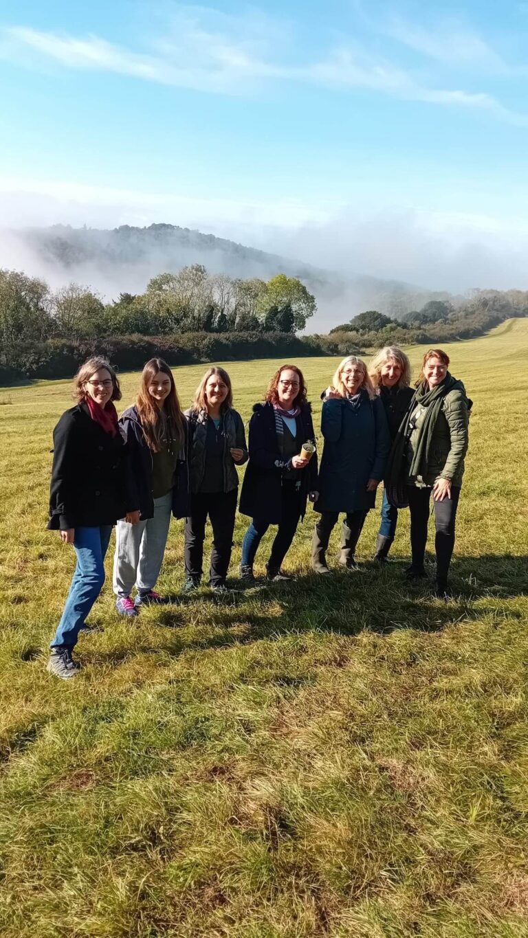 group of ladies on foraging walks in Surrey